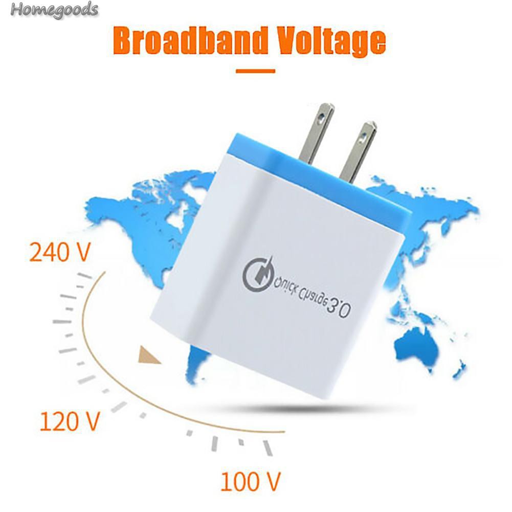 Đầu cắm sạc hỗ trợ sạc nhanh 4 cổng USB tiện lợi