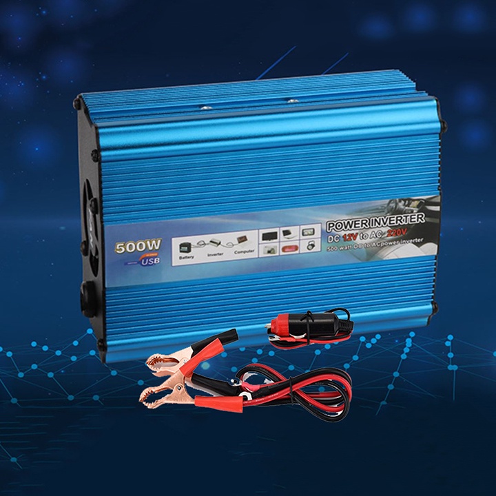 Bộ kích điện inverter 500W Kích từ 12v lên 220v