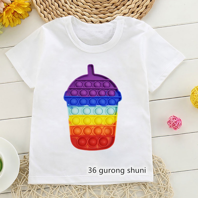 ÁO THUN UNISEX pop it quà sinh nhật Poppy PHÔNG NAM NỮ GIA ĐÌNH CẶP ĐÔI CÓ SIZE TRẺ EM CHO BÉ TRAI GÁI AOMIVN