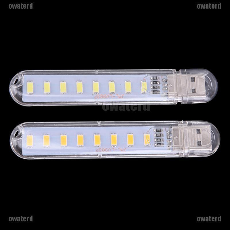 Đèn LED mini 5V 8 bóng , chạy bằng điện , có cổng sạc USB , dùng vào ban đêm