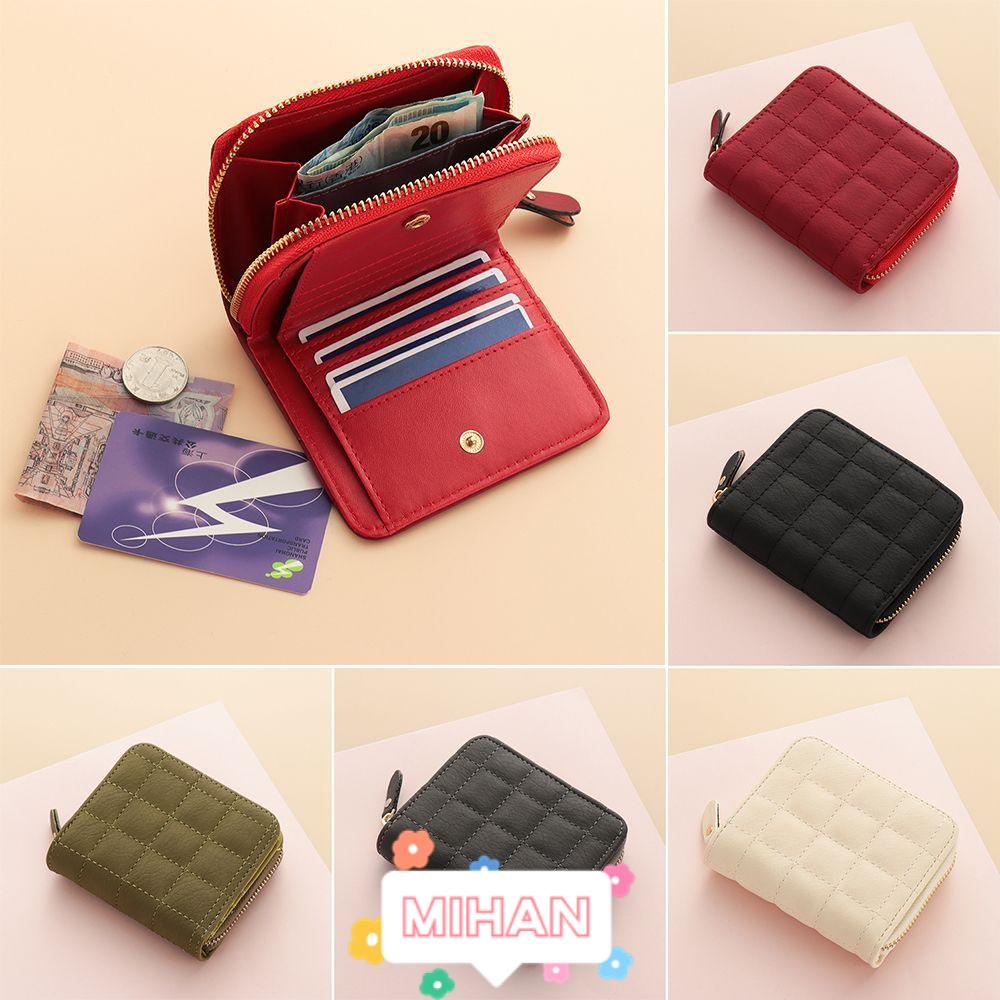 Ví Ngắn Có Khóa Kéo MIHAN1 Thời Trang Dành Cho Nữ