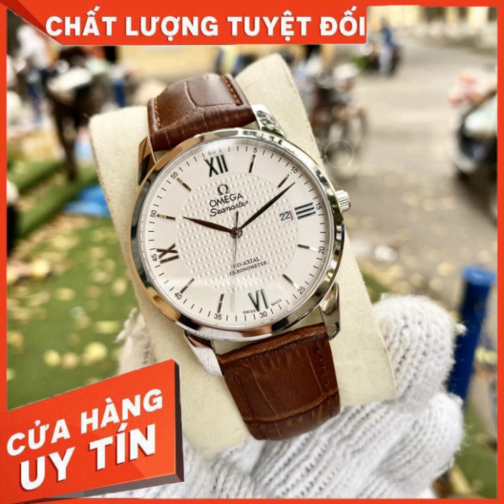 Đồng Hồ Nam OM031 omega Sapphire Case 38mm Máy Pin Nhật Chống Xước