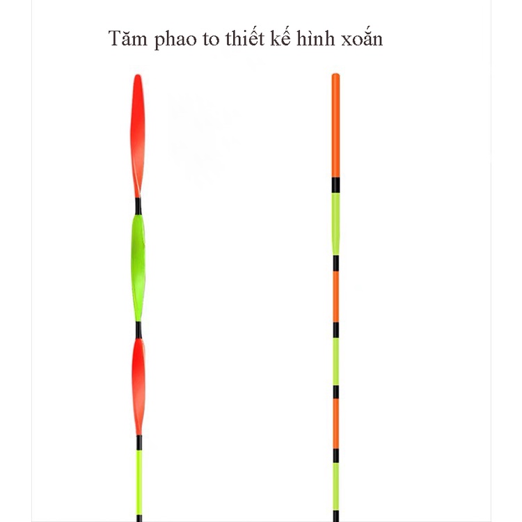 Phao Nghệ Nhân MIN JIAN YI REN tăm xoắn dễ nhìn phao săn hàng LX