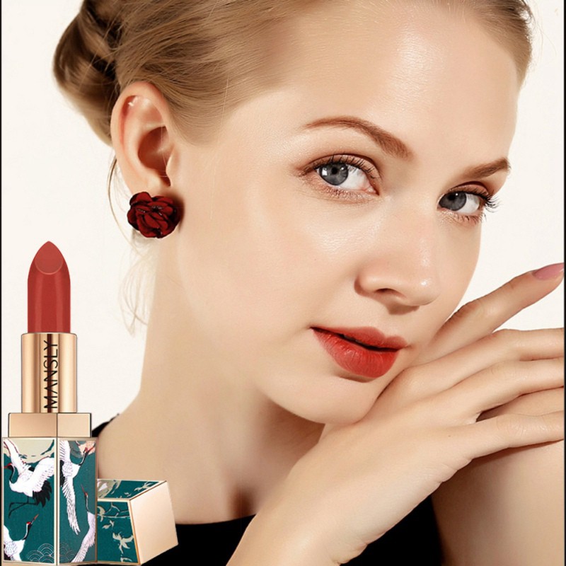 [Hàng mới về] Son môi dưỡng ẩm lâu trôi hiệu ứng lì phong cách trung hoa