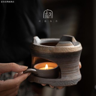 Đế Nến Sưởi Ấm Trà Bằng Gốm Phong Cách Vintage