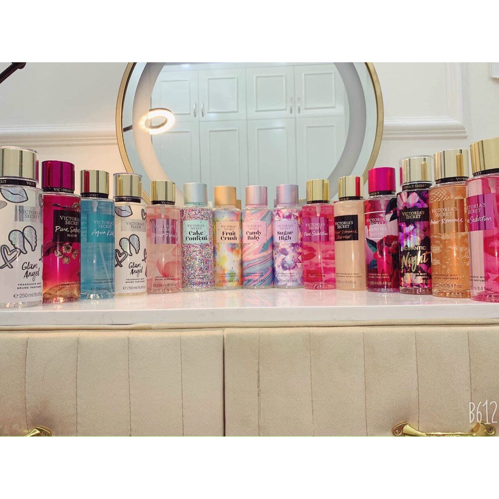 Xịt toàn thân body mist VIC 250ml Candy, Sugar, Cake, Fruit, Amber MP112 | Thế Giới Skin Care