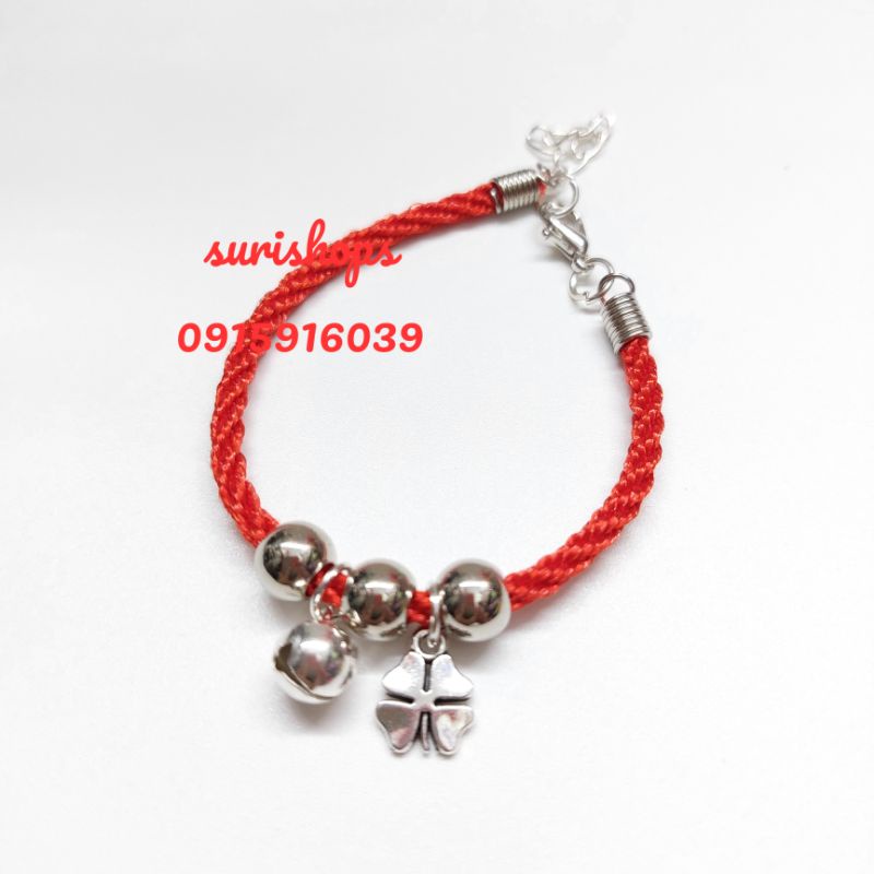 Vòng tay may mắn chuông có mix charm