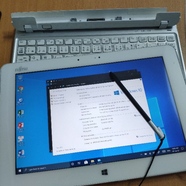 Laptop 2 trong 1 FUJITSU Q584/H màn hình cảm ứng 4GB 64GB chip Intel 4 nhân mạnh mẽ - Likenew 99% nguyên zin máy Nhật | BigBuy360 - bigbuy360.vn