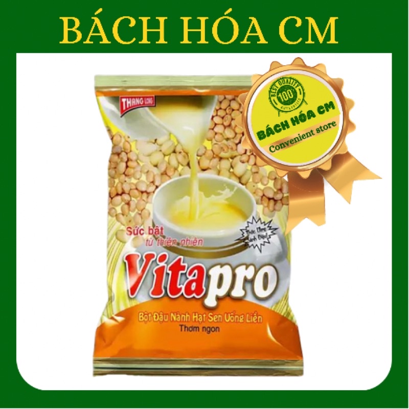 Bột Đậu Nành Hạt Sen VITAPRO Gói 350g (Có đường)