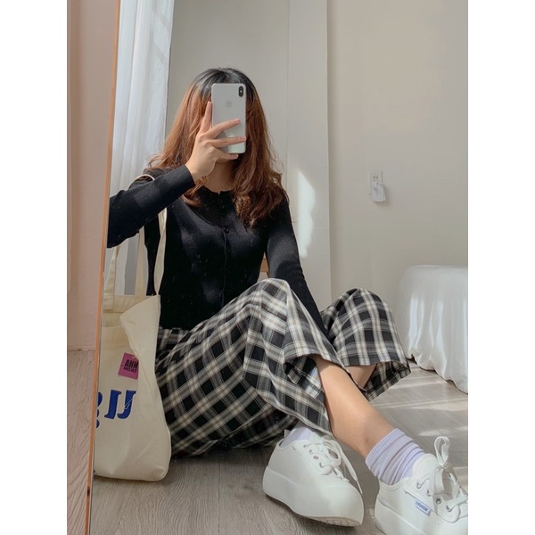 Áo croptop len tăm