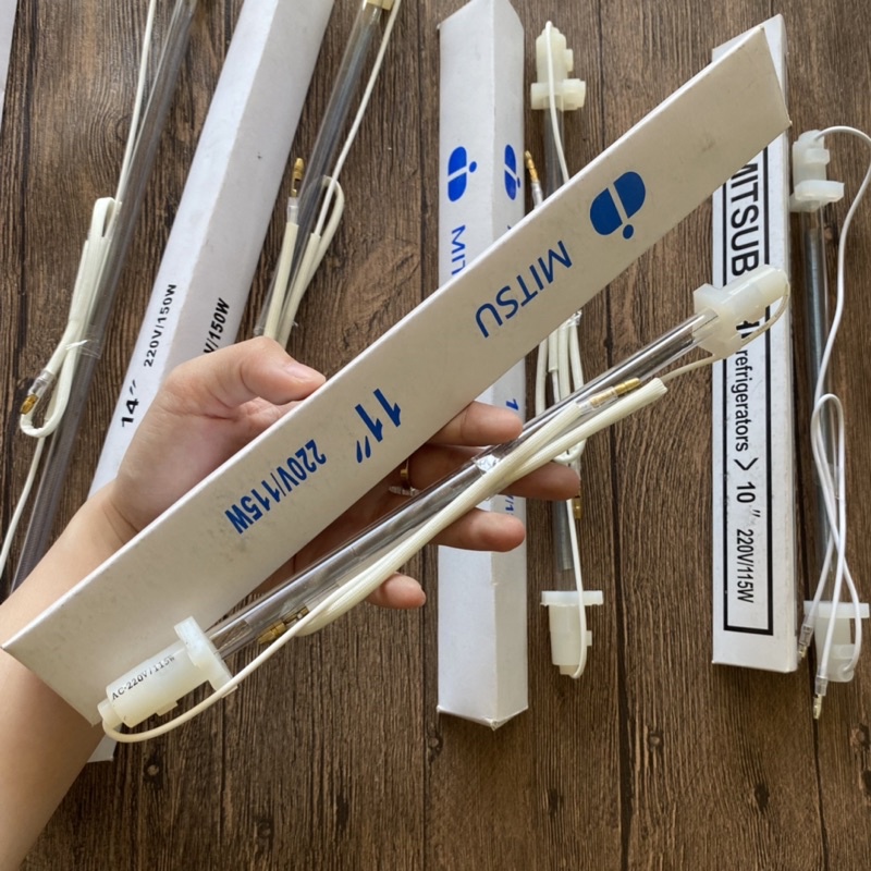 Thanh sấy nhiệt Tủ Lạnh 10-12-14 - 16 inch 220V , Điện trở phá băng, bóng sấy xả đá