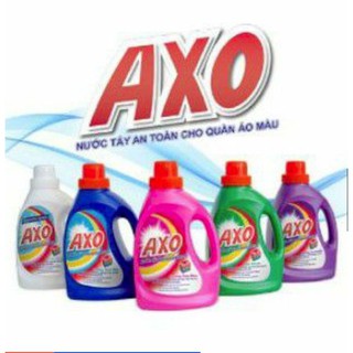 Tẩy quần áo màu Axo 400 và 800 ml