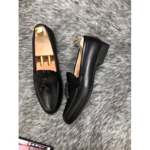 Giày Lười Nam Big Size - Giày Da Nam Băng Chuông Da Bò Thật 100%, Cam Kết Bảo 24 Hành Tháng