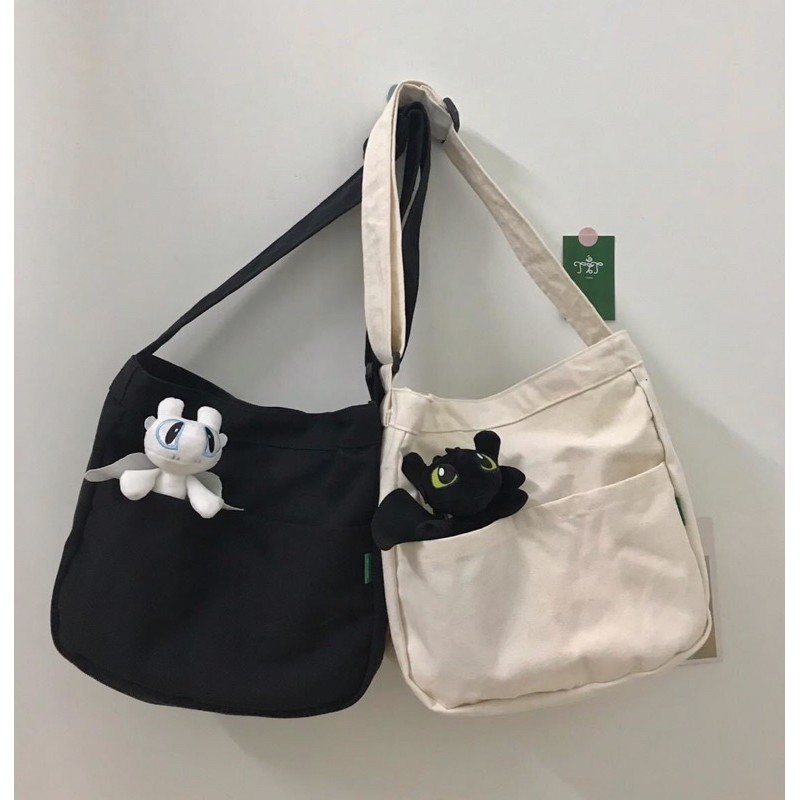 Túi đeo chéo bigsize trơn unisex (có sẵn, hình thật)
