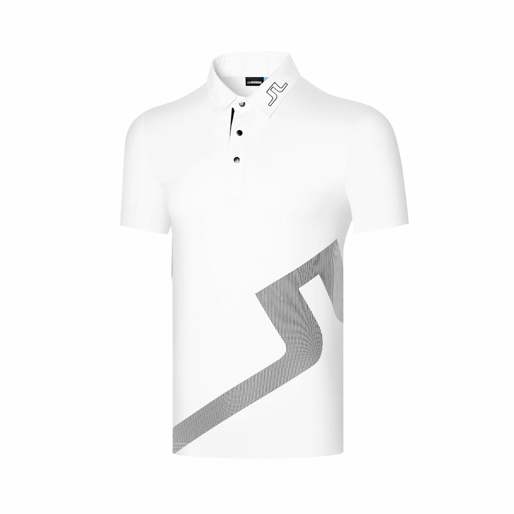 J.Lindeberg golf men's short-sleeved T-shirt 2022 summer outdoor sports high elasticity breathable quick-drying POLO top JSY2