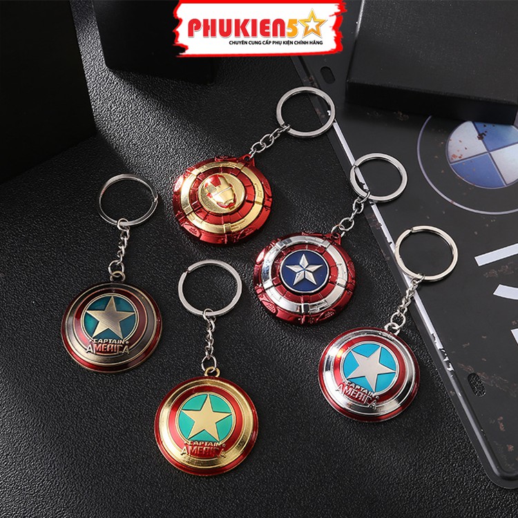 Móc khóa Biệt Đội Siêu Anh Hùng Captain America bằng hợp kim chất lượng cao