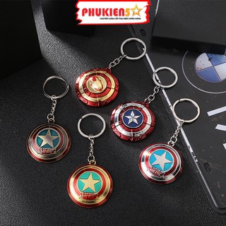 Móc khóa Biệt Đội Siêu Anh Hùng Captain America bằng hợp kim chất lượng cao