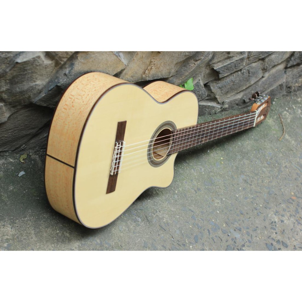 Guitar classic ML65 dáng khuyết hàng xuất khẩu