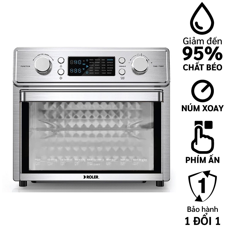 Nồi chiên không dầu điện tử đa chức năng 15L ROLER RA-3119A