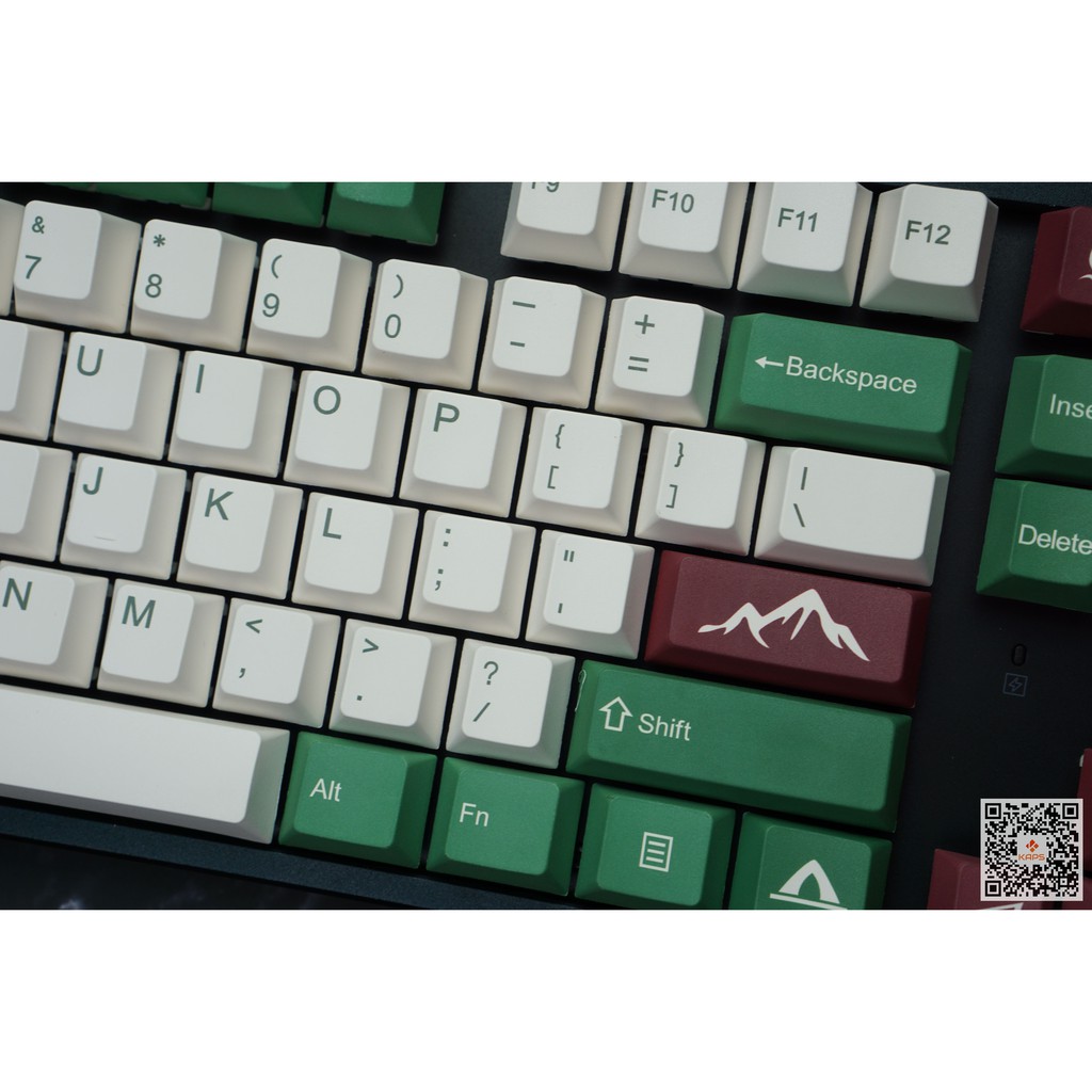 Keycap GMK Camping Clone - profile Cherry - keycap PBT - Dyesub - 143 nút cho bàn phím cơ Dareu, IKBC, Edra, keychron