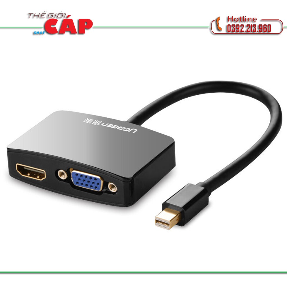 Cáp Mini Displayport to VGA/HDMI Adapter Ugreen 10439/10427