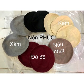 Mũ nồi , Mũ BERET, nón bánh tiêu cho Nữ [ VẢI ĐẸP]   - Nón Kết Rẻ Đẹp