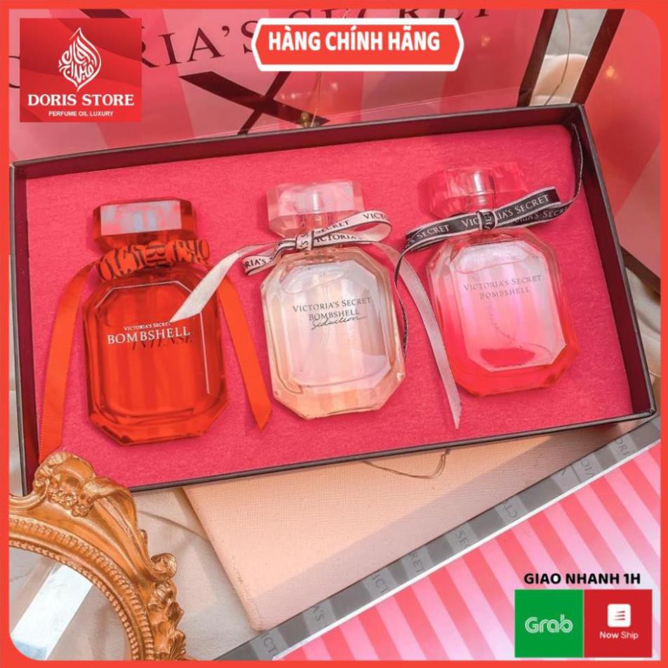 Set nước hoa chính hãng Victoria Secret_Nước hoa 30ml-set 3 chai_Quà tặng mùa hè