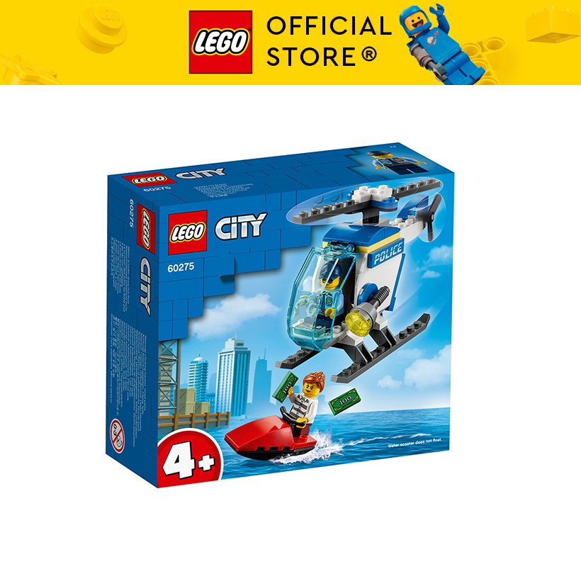 LEGO CITY 60275 Trực Thăng Truy Bắt Trên Biển ( 51 Chi tiết) Bộ gạch đồ chơi lắp ráp cho trẻ em