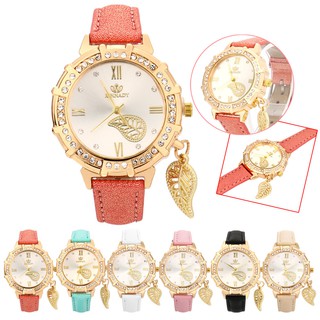 Mới Đồng hồ quartz nữ mặt tháp Eiffel đính hột xoàn