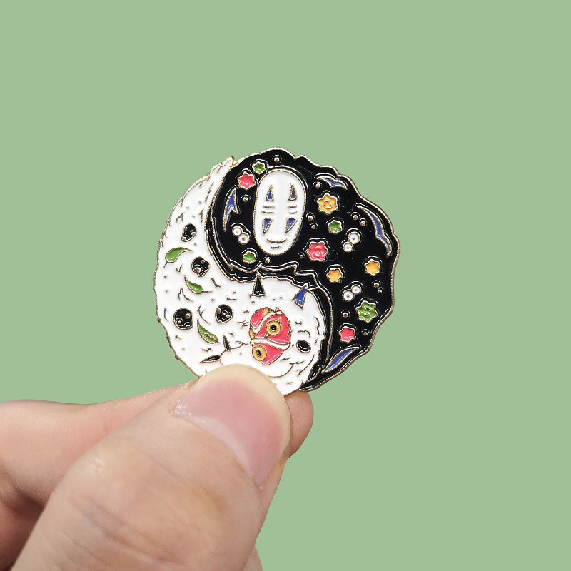 Ghim Cài Áo QIHE JEWELRY Hình Vô Diện Dễ Thương