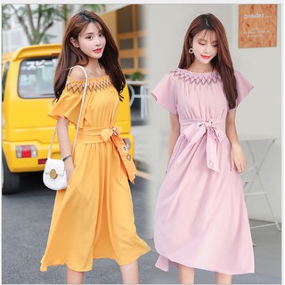 ĐẦM  VÁY SAU SANH CÓ DÂY KÉO CHO BÉ BÚ  DỄ THƯƠNG