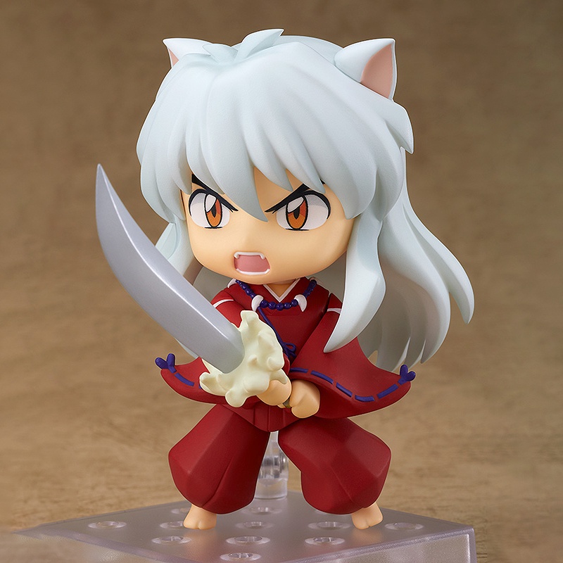 Mô hình nhân vật Sesshoumaru trong Inuyasha Nendoroid 1300 # 1514 # 10cm bằng PVC