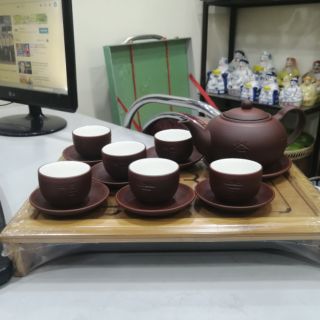 Ấm chén bát tràng phúc lộc thọ
