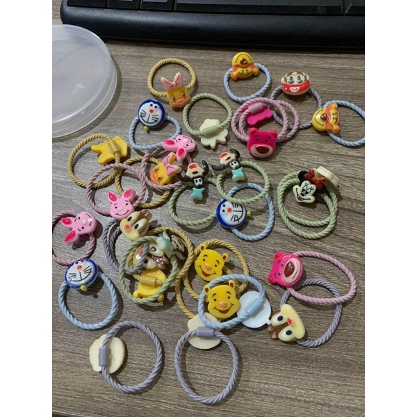 Hộp cột tóc 30 sợi cho bé ,