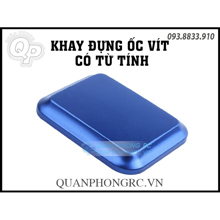 Khay Đựng Ốc Vít Nhôm Có Từ Tính - Magnetic Srews Tray