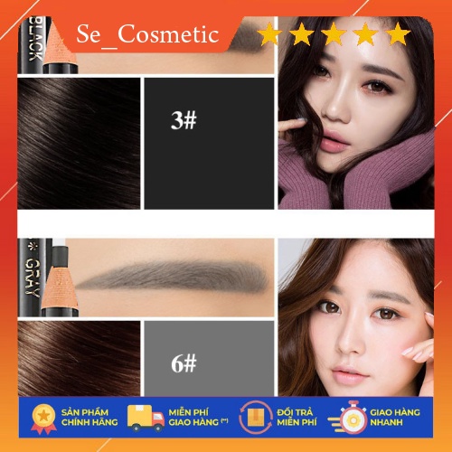 Chì xé kẻ lông mày No1818 Hensi Se_cosmetic