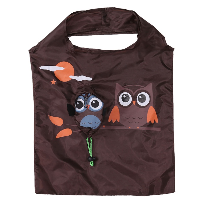 Túi Xách Mua Sắm Hình Cú Mèo Dễ Thương Có Thể Tái Sử Dụng