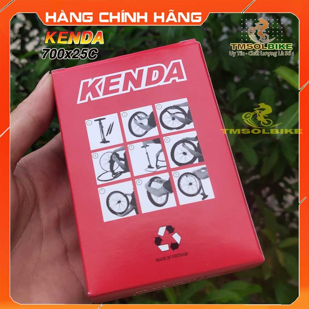 Săm Ruột Xe Đạp KENDA 700x25C  FV80L Van Gạo Van Xe Đạp Dài 80mm