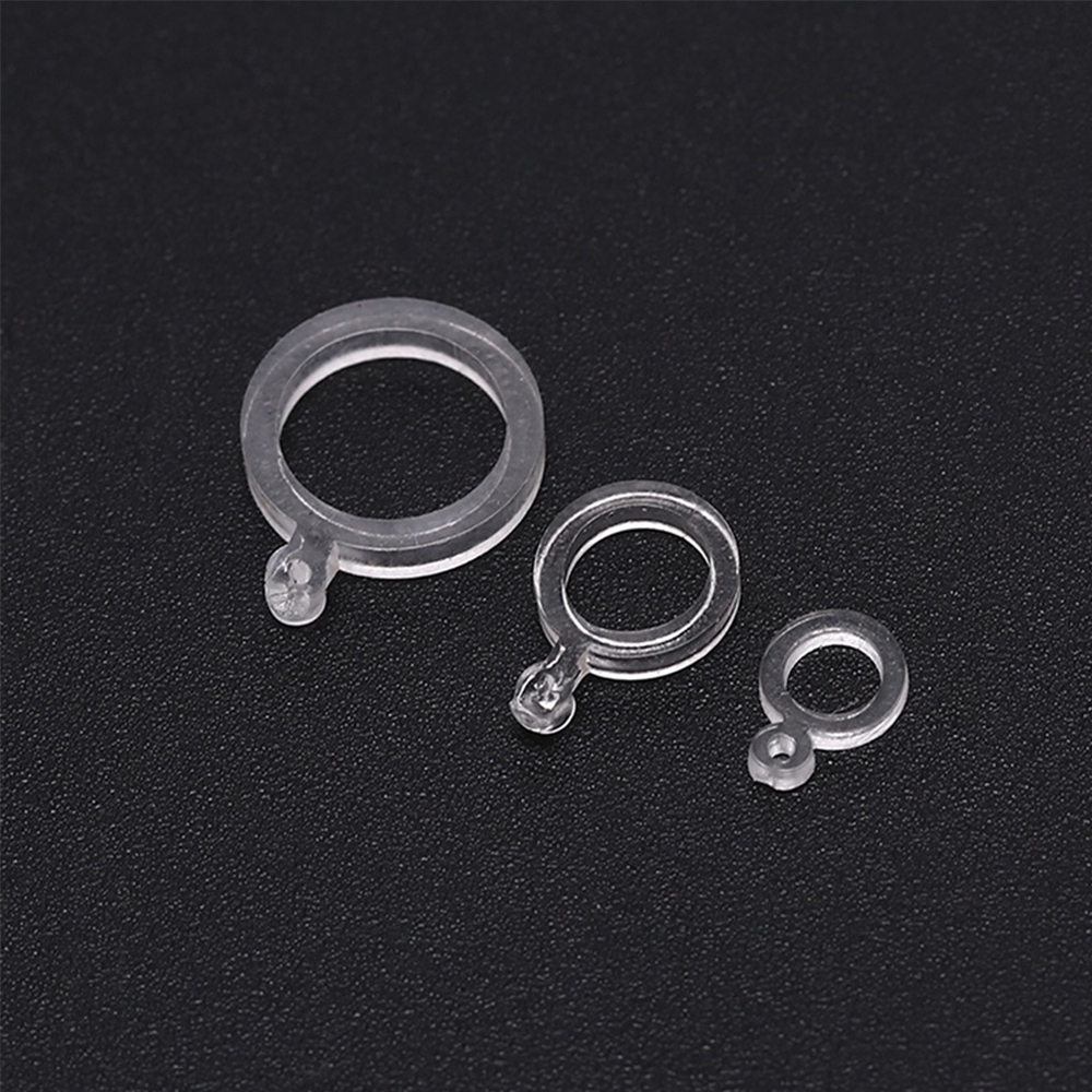 100 dây chun silicon trong suốt dùng để cố định mồi nhử cá
