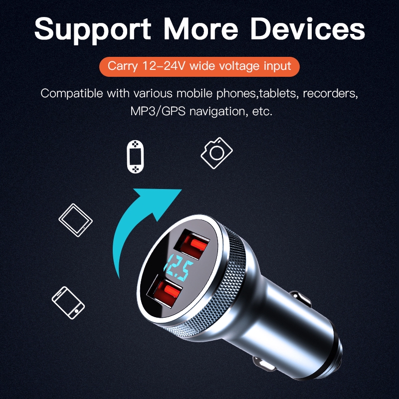 Tẩu Sạc Xe Hơi KUULAA 2 Cổng USB / USB + PD Sạc Nhanh 36W Thích Hợp Cho Iphone Xiaomi Samsung