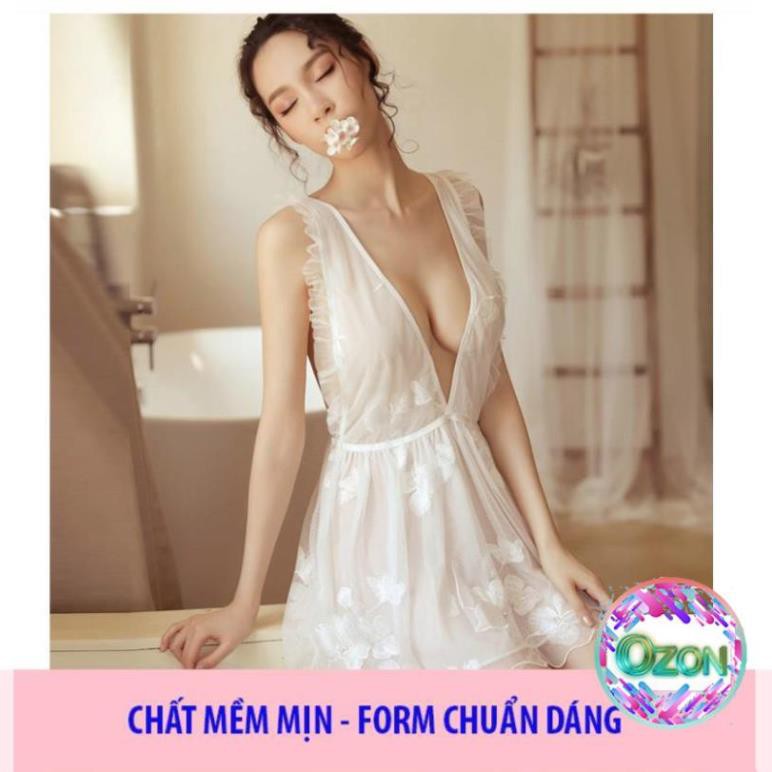 [ Mới 2020 - LOẠI I] Váy ngủ sexy ren hoa nữ hoàng quyến rũ B1027 | BigBuy360 - bigbuy360.vn
