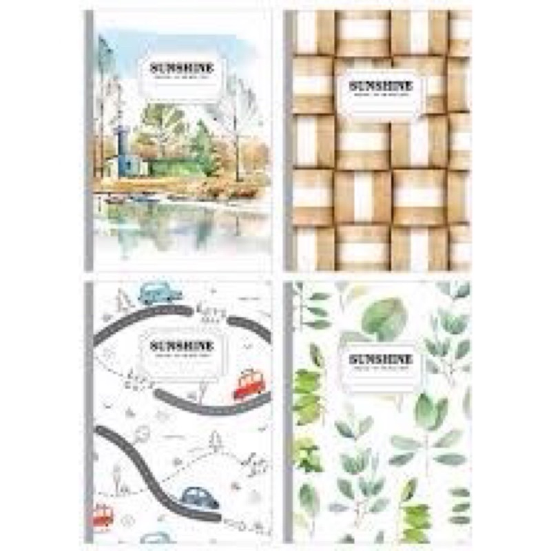 Vở Sổ Kẻ Ngang A4 Sunshine 200 Trang