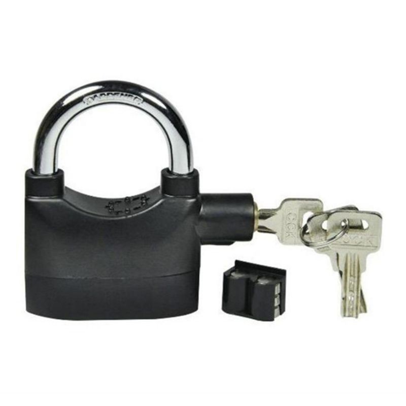 Khóa Chống Trộm Xe Máy Thông Minh Có Còi Báo Động, Ổ Khóa Chống Trộm Thế Hệ Mới Alarm Lock Nhỏ Gọn Tặng Kèm Pin Thay Thế