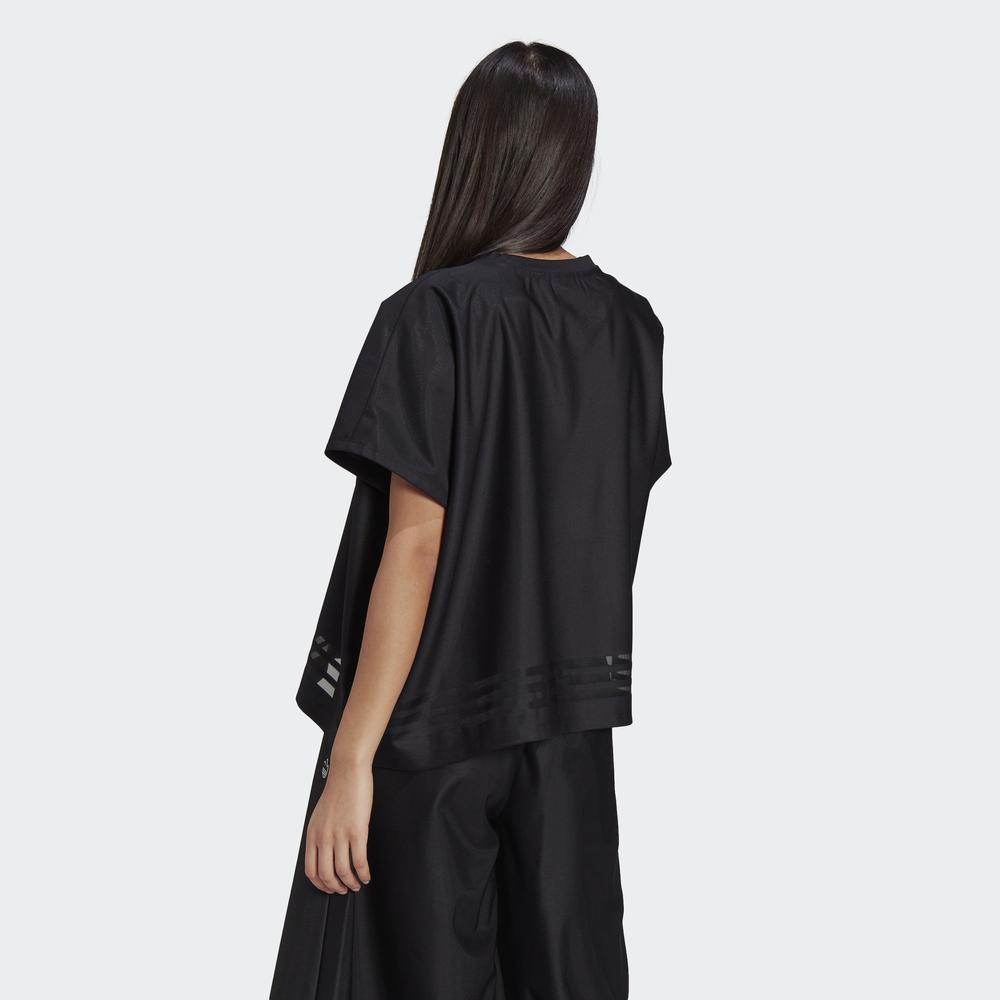 [Mã WABRADI13 - 150K - ĐH từ 1Tr]Áo Tee adidas ORIGINALS Nữ Tee Màu đen GN3188