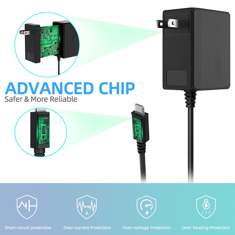 Bộ Sạc TYPE C USB Chuyên Dụng Cho Máy Chơi Game Nintendo Switch