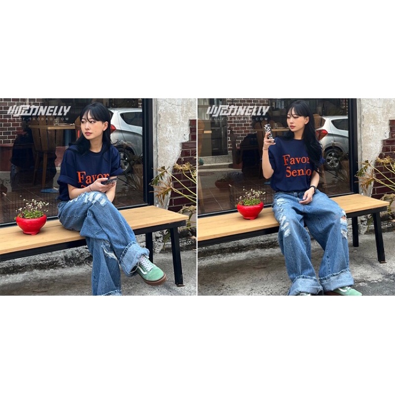 Áo phông nelly heybig sale (có sẵn) senior