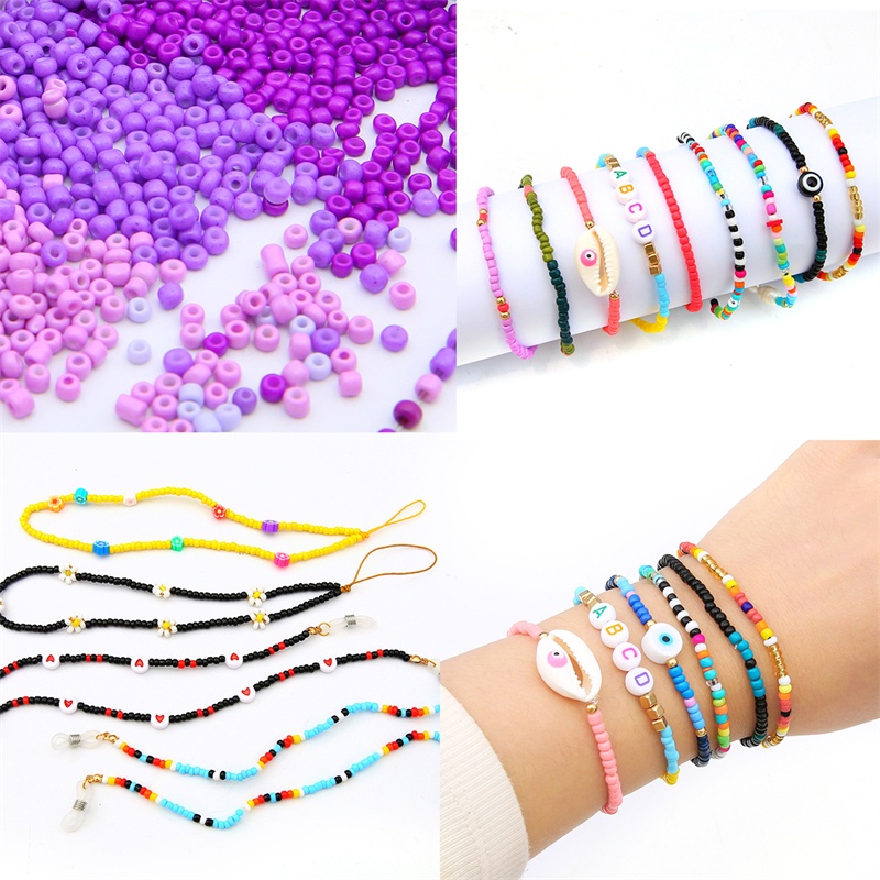 BEADIA Bộ Hộp Đựng Hạt 28 Ngăn 3mm Chuyên Dùng