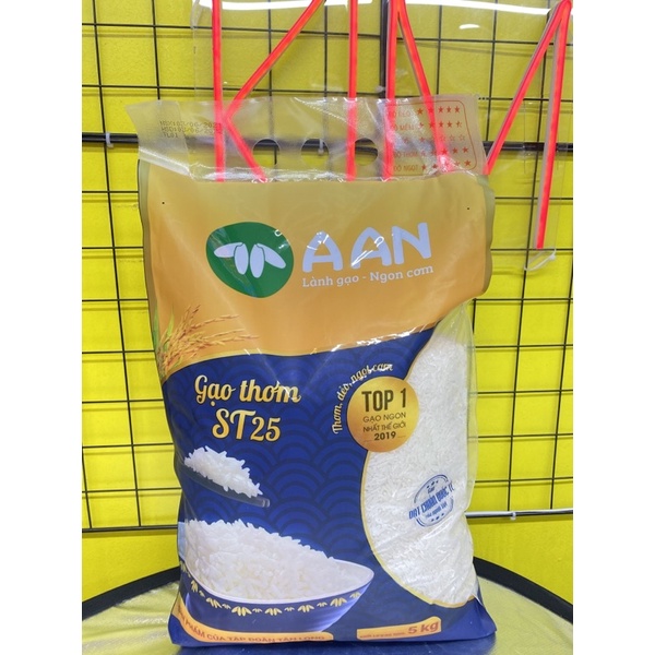 Gạo thơm A An ST25 túi 5kg