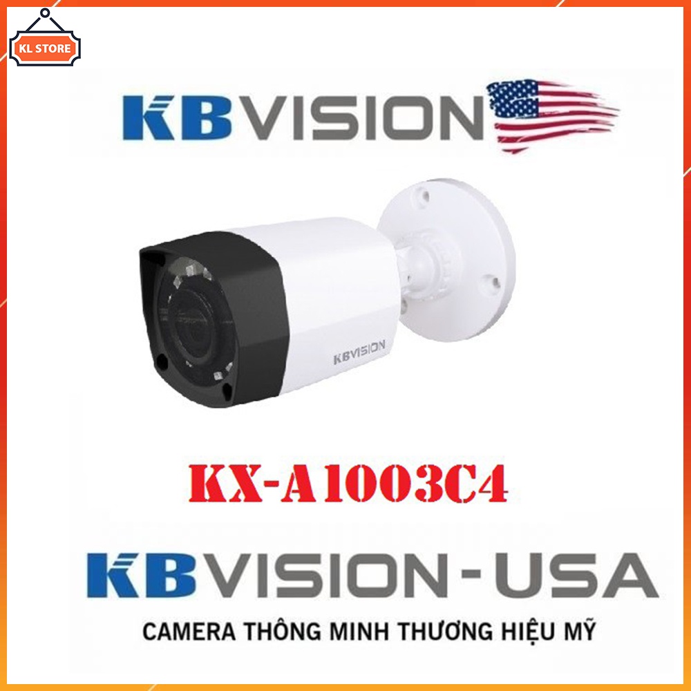 Camera Giám Sát  4in1 1MP Kbvision KX-A1003C4