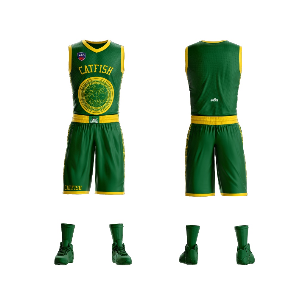 Bộ Quần Áo Bóng rổ  Jersey Cantho Catfish VBA 2021